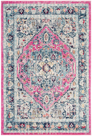 Safavieh Madison 930 Power Loomed Transitional Rug Fuchsia / Aqua MAD930R-7SQ