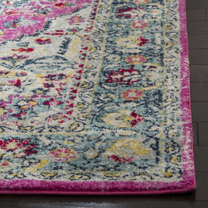Safavieh Madison 930 Power Loomed Transitional Rug Fuchsia / Aqua MAD930R-7SQ