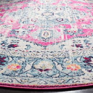 Safavieh Madison 930 Power Loomed Transitional Rug Fuchsia / Aqua MAD930R-7SQ