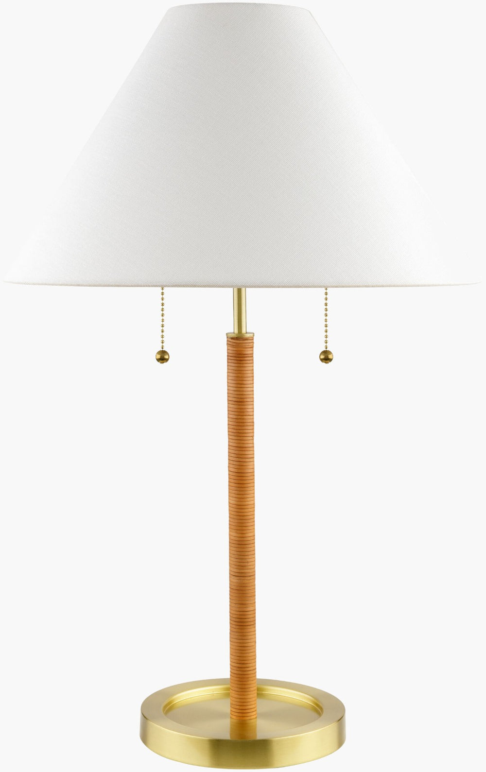 Livabliss Magda Iron Base Table Lamp with Linen Shade for Bedroom or Living Room Ambiance MAG-002