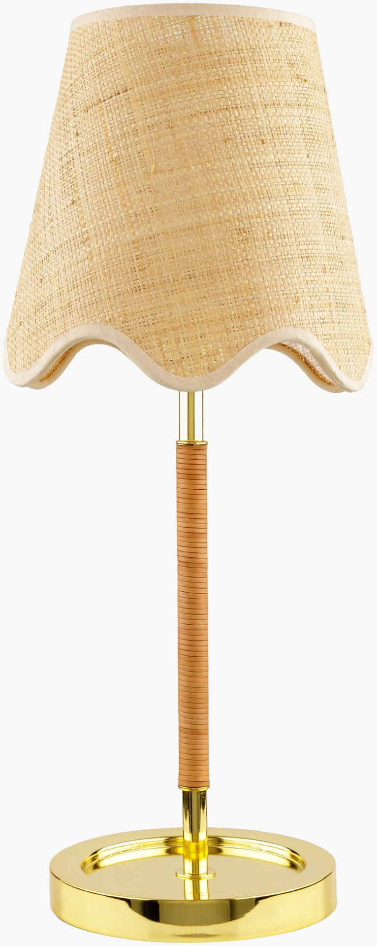 Livabliss Magda Jute Woven Shade Iron Base Table Lamp for Bohemian Modern Living Spaces MAG-003