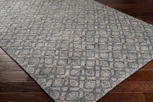Malaga MAG-2302 8' x 10' Handmade Rug MAG2302-810  Ink Blue, Denim, Light Sage, Light Olive, Dark Brown Surya