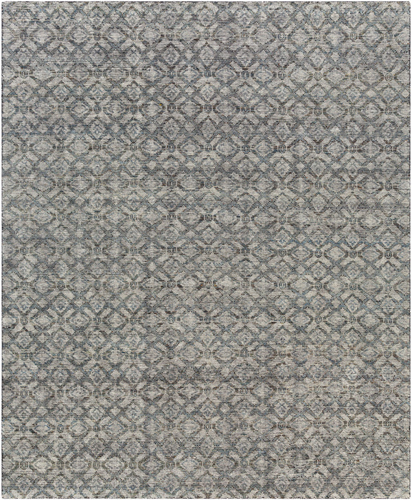 Malaga MAG-2302 8' x 10' Handmade Rug MAG2302-810  Ink Blue, Denim, Light Sage, Light Olive, Dark Brown Surya