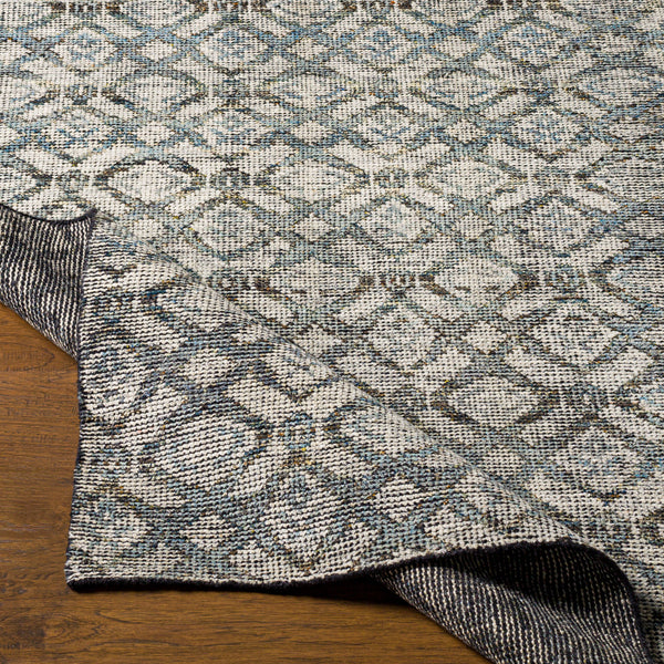 Malaga MAG-2302 8' x 10' Handmade Rug MAG2302-810  Ink Blue, Denim, Light Sage, Light Olive, Dark Brown Surya