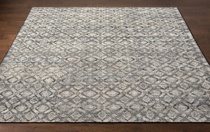 Malaga MAG-2302 8' x 10' Handmade Rug MAG2302-810  Ink Blue, Denim, Light Sage, Light Olive, Dark Brown Surya