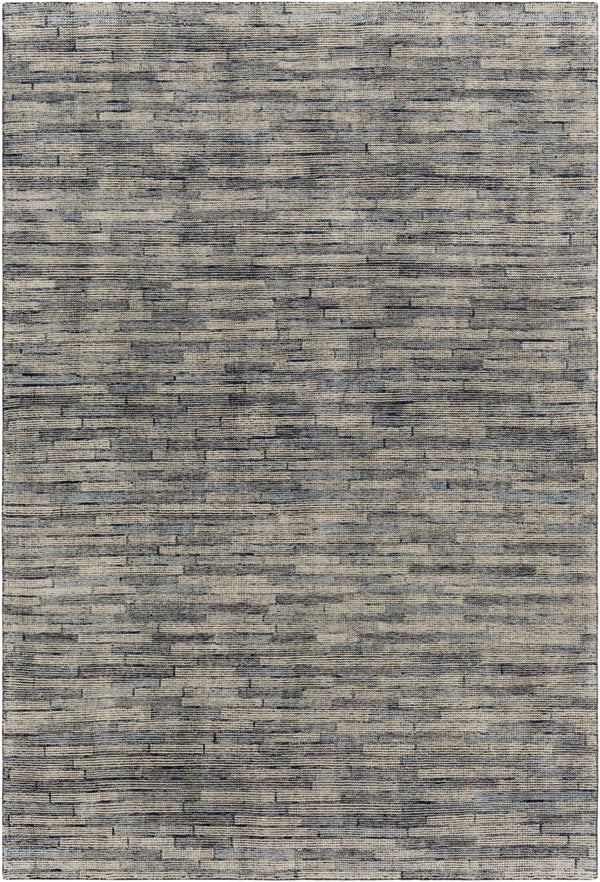 Malaga MAG-2303 6' x 9' Handmade Rug MAG2303-69  Ink Blue, Denim, Light Sage, Light Olive Surya