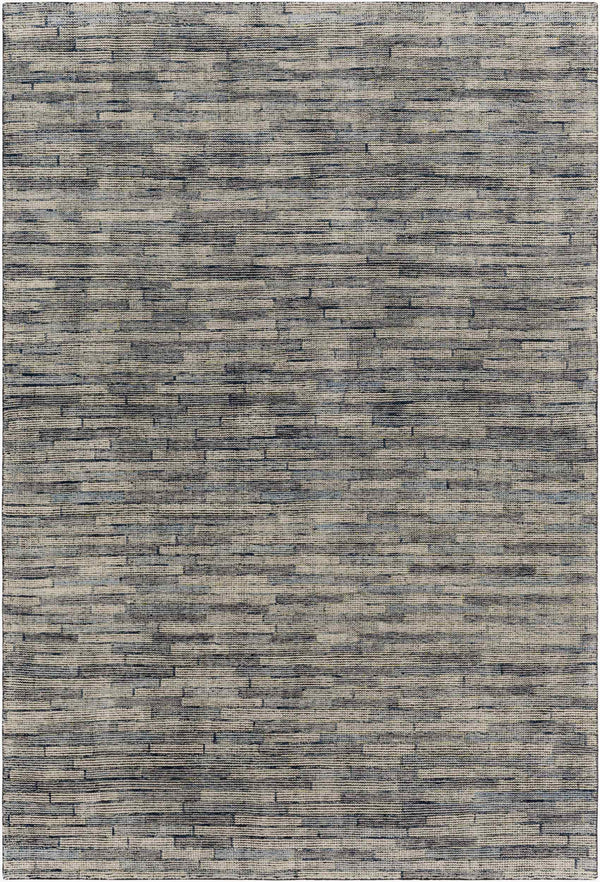 Surya Malaga Handmade 2' X 3' Wool Rug – Elegant Low Pile, Durable & Timeless Design For Modern Homes Ink Blue Wool,Polyester Mag2303-23
