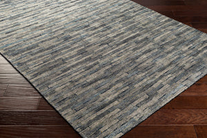 Malaga MAG-2303 8' x 10' Handmade Rug MAG2303-810  Ink Blue, Denim, Light Sage, Light Olive Surya