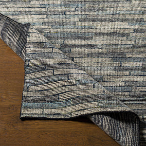 Malaga MAG-2303 8' x 10' Handmade Rug MAG2303-810  Ink Blue, Denim, Light Sage, Light Olive Surya