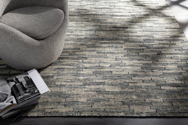 Malaga MAG-2303 8' x 10' Handmade Rug MAG2303-810  Ink Blue, Denim, Light Sage, Light Olive Surya