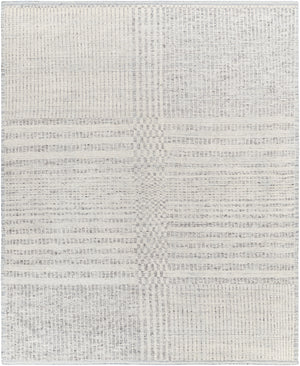Malaga MAG-2305 8'10" x 12' Handmade Rug MAG2305-81012  Light Gray, Black, Charcoal, Metallic Silver Surya