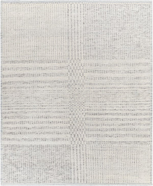 Surya Malaga Handmade 2' X 3' Wool Rug – Elegant Low Pile, Durable & Timeless Design For Modern Homes Light Gray Wool Mag2305-23