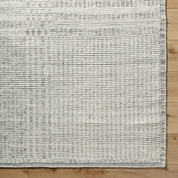 Malaga MAG-2305 8'10" x 12' Handmade Rug MAG2305-81012  Light Gray, Black, Charcoal, Metallic Silver Surya