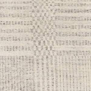 Malaga MAG-2305 8'10" x 12' Handmade Rug MAG2305-81012  Light Gray, Black, Charcoal, Metallic Silver Surya