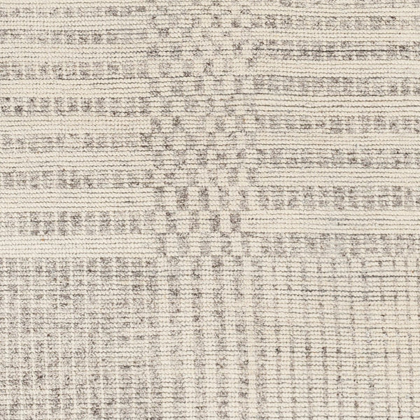 Surya Malaga Handmade 2' X 3' Wool Rug – Elegant Low Pile, Durable & Timeless Design For Modern Homes Light Gray Wool Mag2305-23