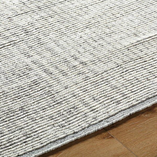 Surya Malaga Handmade 2' X 3' Wool Rug – Elegant Low Pile, Durable & Timeless Design For Modern Homes Light Gray Wool Mag2305-23