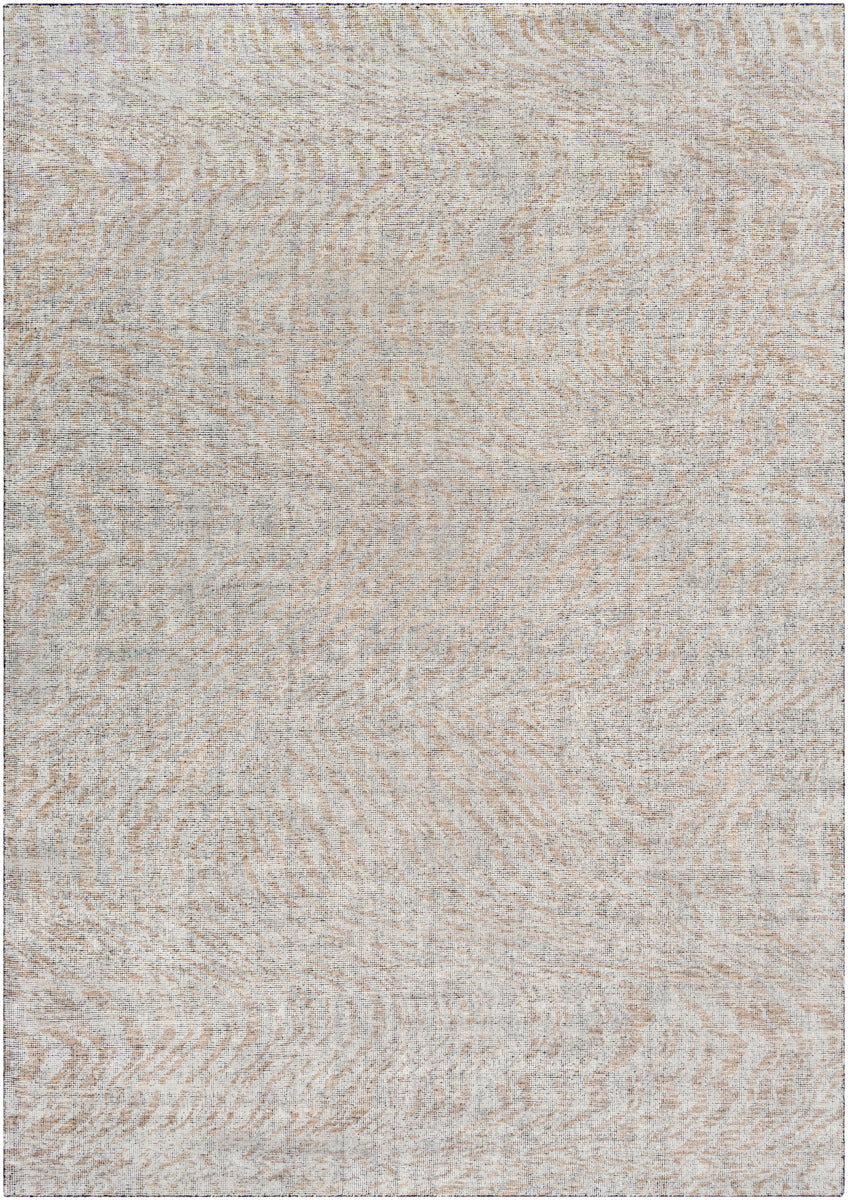 Malaga MAG-2306 8'10" x 12' Handmade Rug MAG2306-81012  Ivory, Black, Medium Brown, Dark Brown Surya