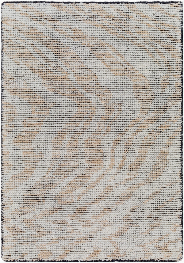 Surya Malaga Handmade 2' X 3' Wool Rug – Elegant Low Pile, Durable & Timeless Design For Modern Homes Ivory Wool Mag2306-23