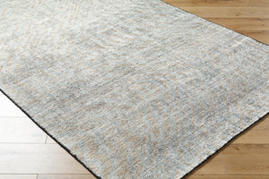 Malaga MAG-2306 8'10" x 12' Handmade Rug MAG2306-81012  Ivory, Black, Medium Brown, Dark Brown Surya