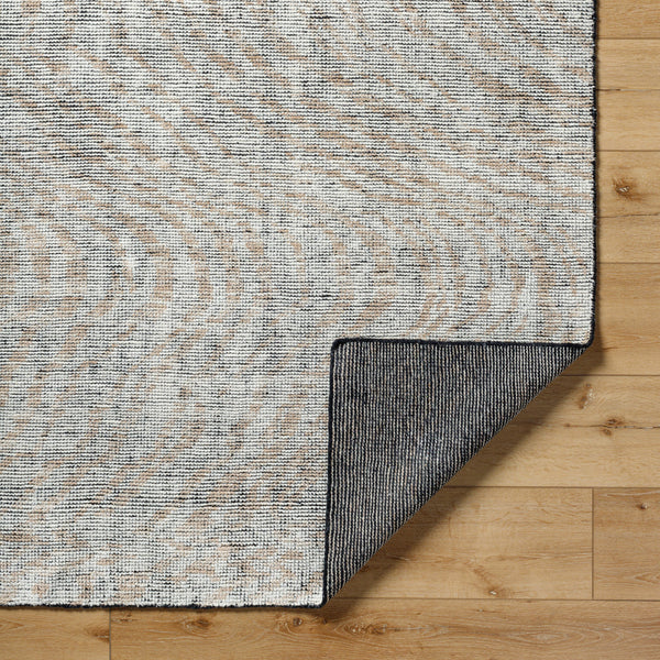 Malaga MAG-2306 8'10" x 12' Handmade Rug MAG2306-81012  Ivory, Black, Medium Brown, Dark Brown Surya