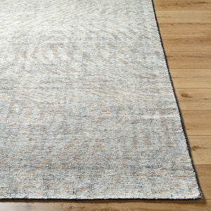 Malaga MAG-2306 8'10" x 12' Handmade Rug MAG2306-81012  Ivory, Black, Medium Brown, Dark Brown Surya