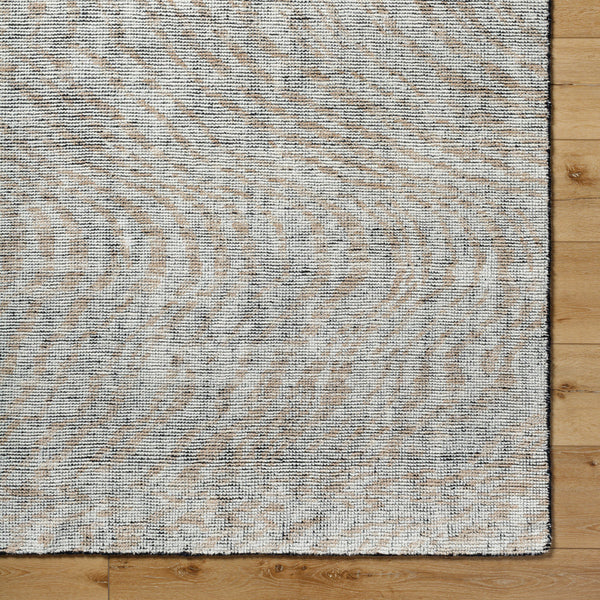 Malaga MAG-2306 8'10" x 12' Handmade Rug MAG2306-81012  Ivory, Black, Medium Brown, Dark Brown Surya