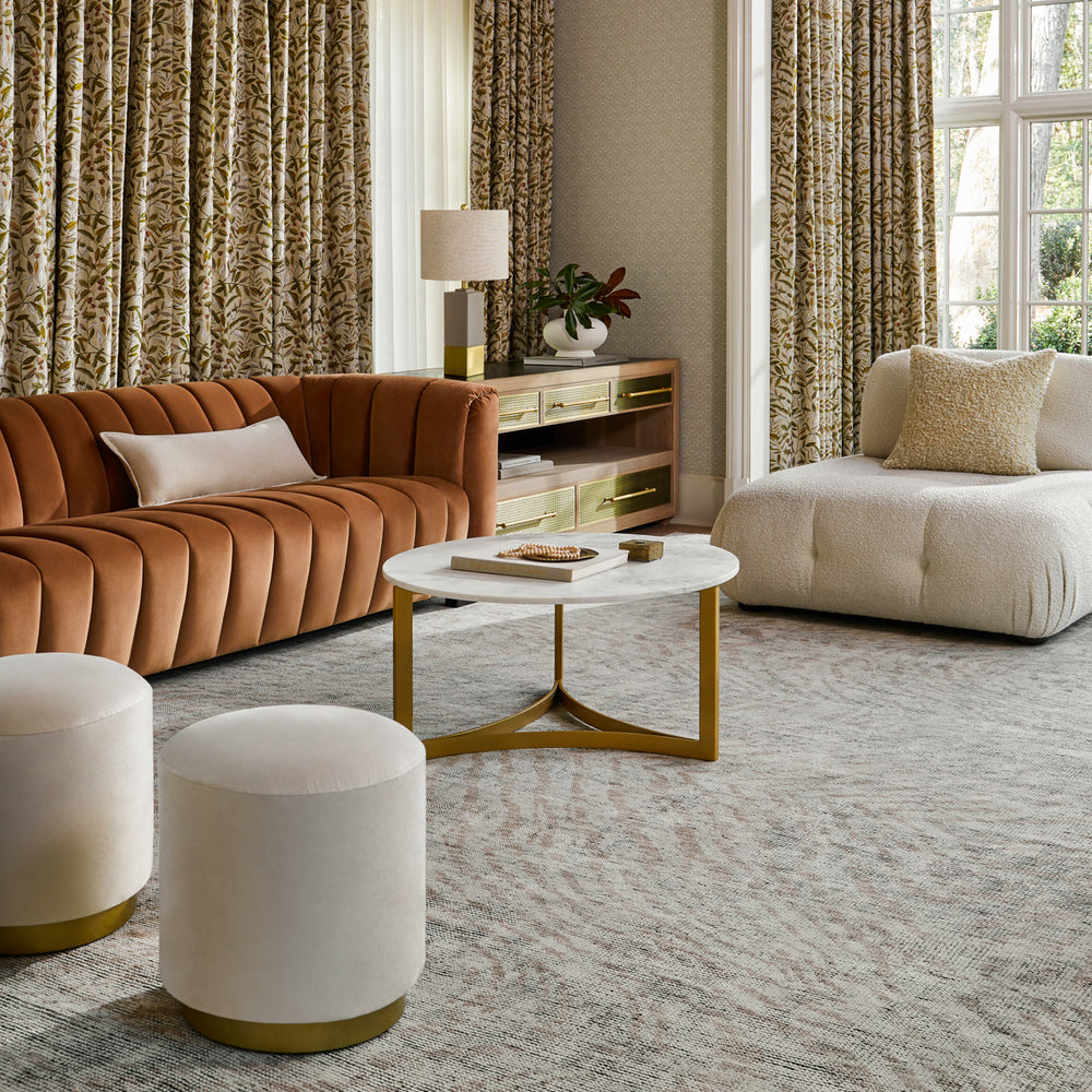 Malaga MAG-2306 8'10" x 12' Handmade Rug MAG2306-81012  Ivory, Black, Medium Brown, Dark Brown Surya