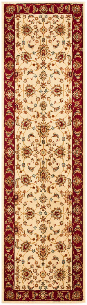 Safavieh Maj4781 Power Loomed  Rug Creme / Red MAJ4781-1140-3