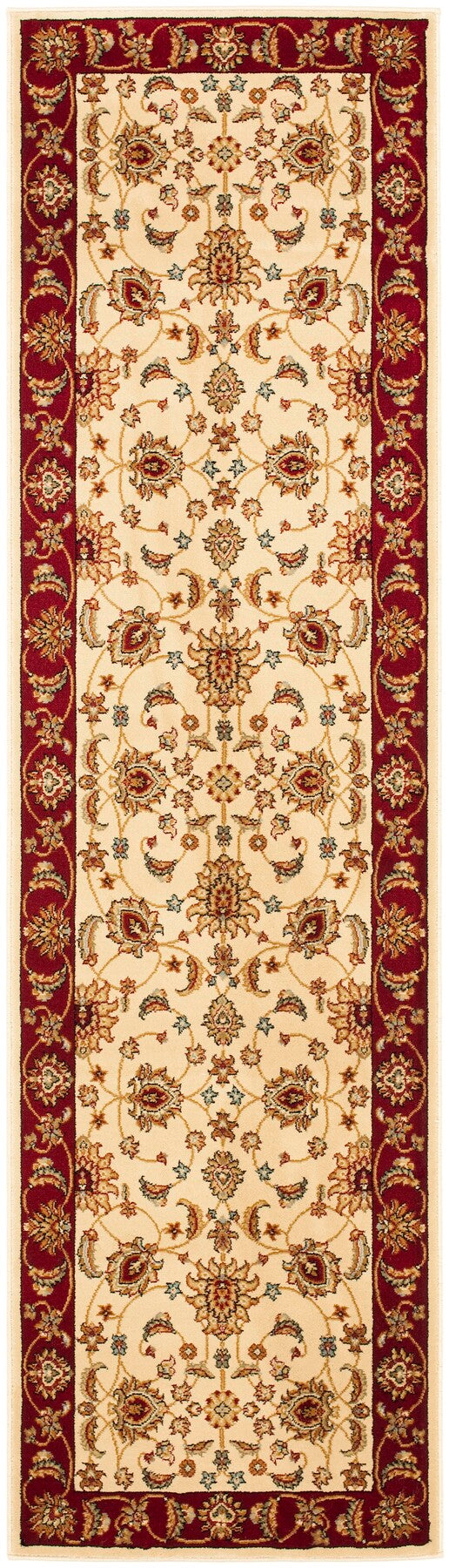Safavieh Maj4781 Power Loomed  Rug Creme / Red MAJ4781-1140-3
