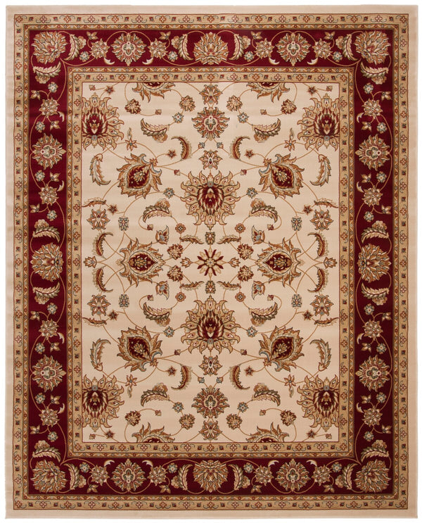 Safavieh Maj4781 Power Loomed  Rug Creme / Red MAJ4781-1140-3