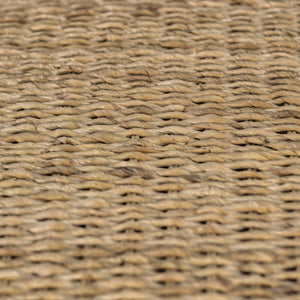 Makai Handwoven Banana Twist Square End Table for Coastal and Organic Modern Rooms