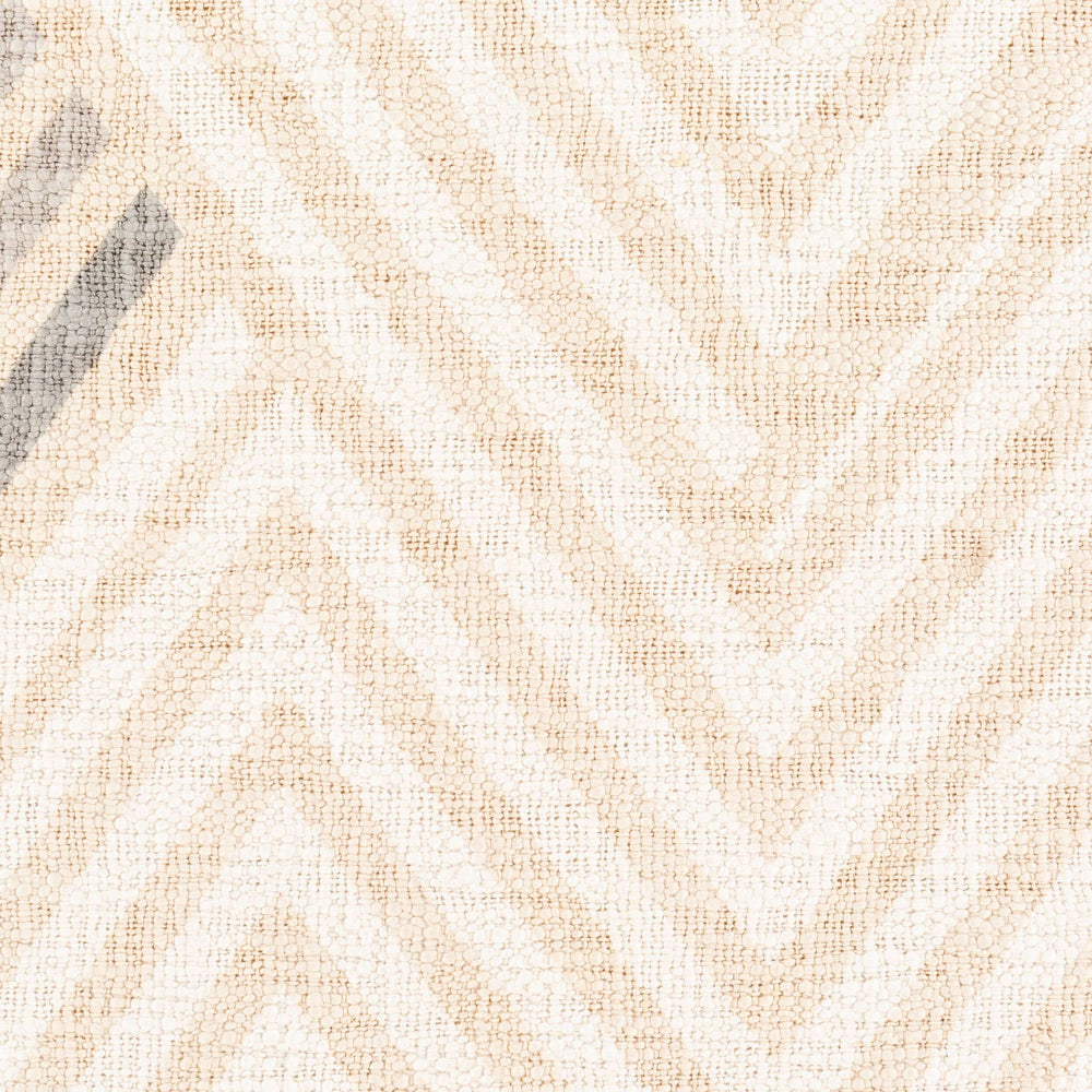 Surya Mila 18"X18" Modern Accent Pillow - Luxurious Cotton & Viscose Blend, Stylish Design For Your Home Tan Cotton,Viscose,Cotton Mal001-2020