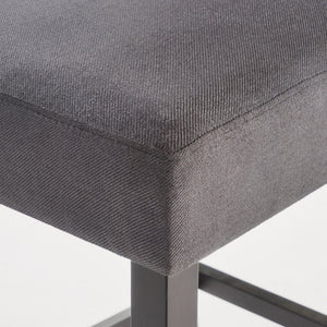 English Elm Christopher Knight Home® - Set of 2 Upholstered Counter Height Barstools with Nailhead Trim, Plush Fabric Comfort & Sturdy Legs Grey 62369.00