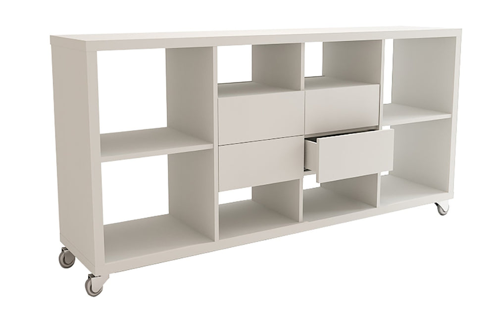 Soho Concept Seat: Elegant Malta Bookcase - High-gloss White Finish, Walnut Veneer, Modern Storage Solution White  Soho-concept-dining-chair-14002