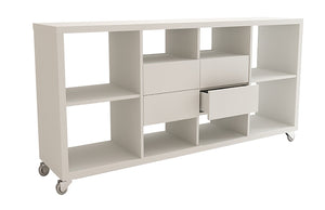 Soho Concept Seat: Elegant Malta Bookcase - High-gloss White Finish, Walnut Veneer, Modern Storage Solution White  Soho-concept-dining-chair-14002