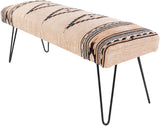 Miriam MAM-002 18"H x 48"W x 16"D Bench MAM-002 Livabliss Surya