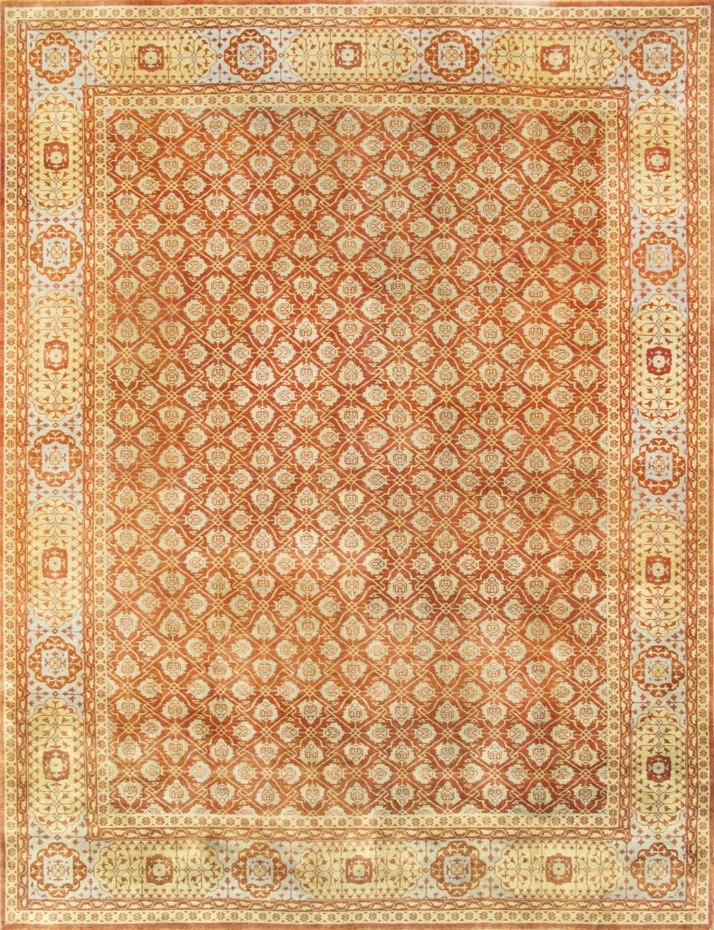 Pasargad Home Mamluk Collection Hand-knotted Lamb's Wool Area Rug - Timeless Elegance For Your Space   Pml-6 9x12