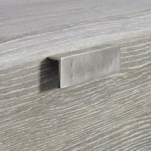 Bernhardt Bernhardt Monolith Nightstand 34" — Wirebrushed Puma Oak, Sculptural Rounded Case, Soft-Close Drawers, Usb Charging 343232