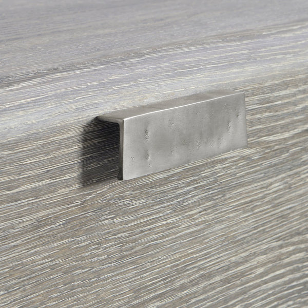 Bernhardt Bernhardt Monolith Nightstand 34" — Wirebrushed Puma Oak, Sculptural Rounded Case, Soft-Close Drawers, Usb Charging 343232