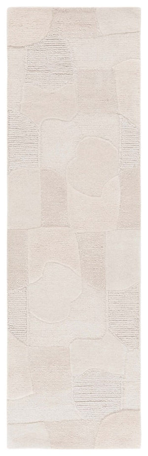 Safavieh Manhattan 577 Hand Tufted Contemporary Rug Ivory / Beige 8' x 10'