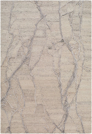 Surya Marmo Handmade 2' X 3' Arts & Crafts Style Rug - Luxurious Viscose & Wool Blend For Modern Homes Beige Wool,Viscose Mao2300-23