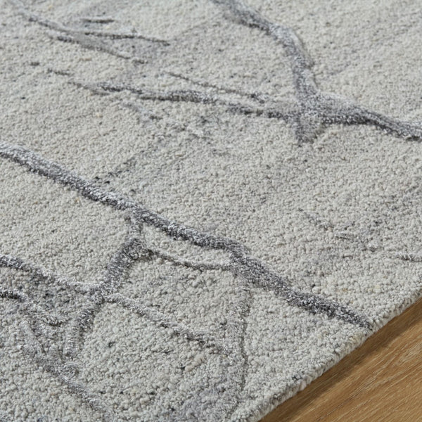 Surya Marmo Handmade 2' X 3' Arts & Crafts Style Rug - Luxurious Viscose & Wool Blend For Modern Homes Beige Wool,Viscose Mao2300-23