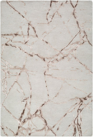 Surya Marmo Hand Tufted Wool Viscose Accent Rug Mid Century Modern Plush Entryway Decor 8' x 10' Rectangle MAO2302-810