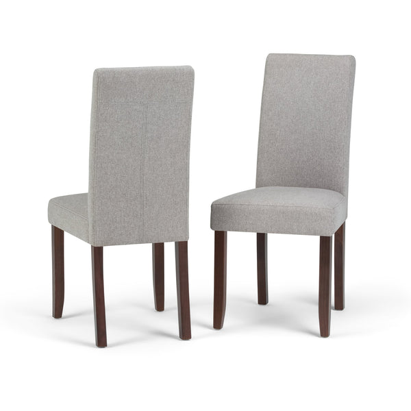 English Elm Acadian Parson Dining Chairs Set Of 2 In Cloud Grey - Elegant Comfort For Modern Spaces B136P159791