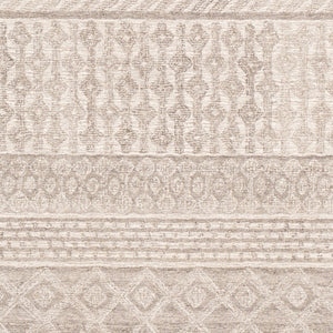 Livabliss Maroc Hand Tufted Wool Area Rug Global Pattern for Living Room or Dining Space Medium Gray, Oa 6' x 6' MAR2300-6RD