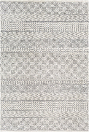 Livabliss Maroc Moroccan Geometric Wool Area Rug Hand Tufted for Living Dining Spaces Light Beige, Oa 4' x 4' Square MAR2301-4SQ