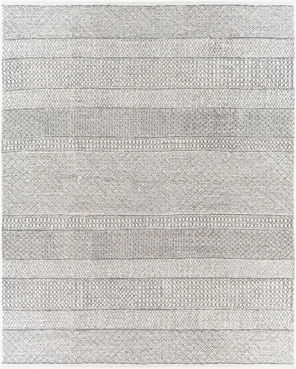 Livabliss Maroc Moroccan Geometric Wool Area Rug Hand Tufted for Living Dining Spaces Light Beige, Oa 8' x 10' Rectangle MAR2301-810