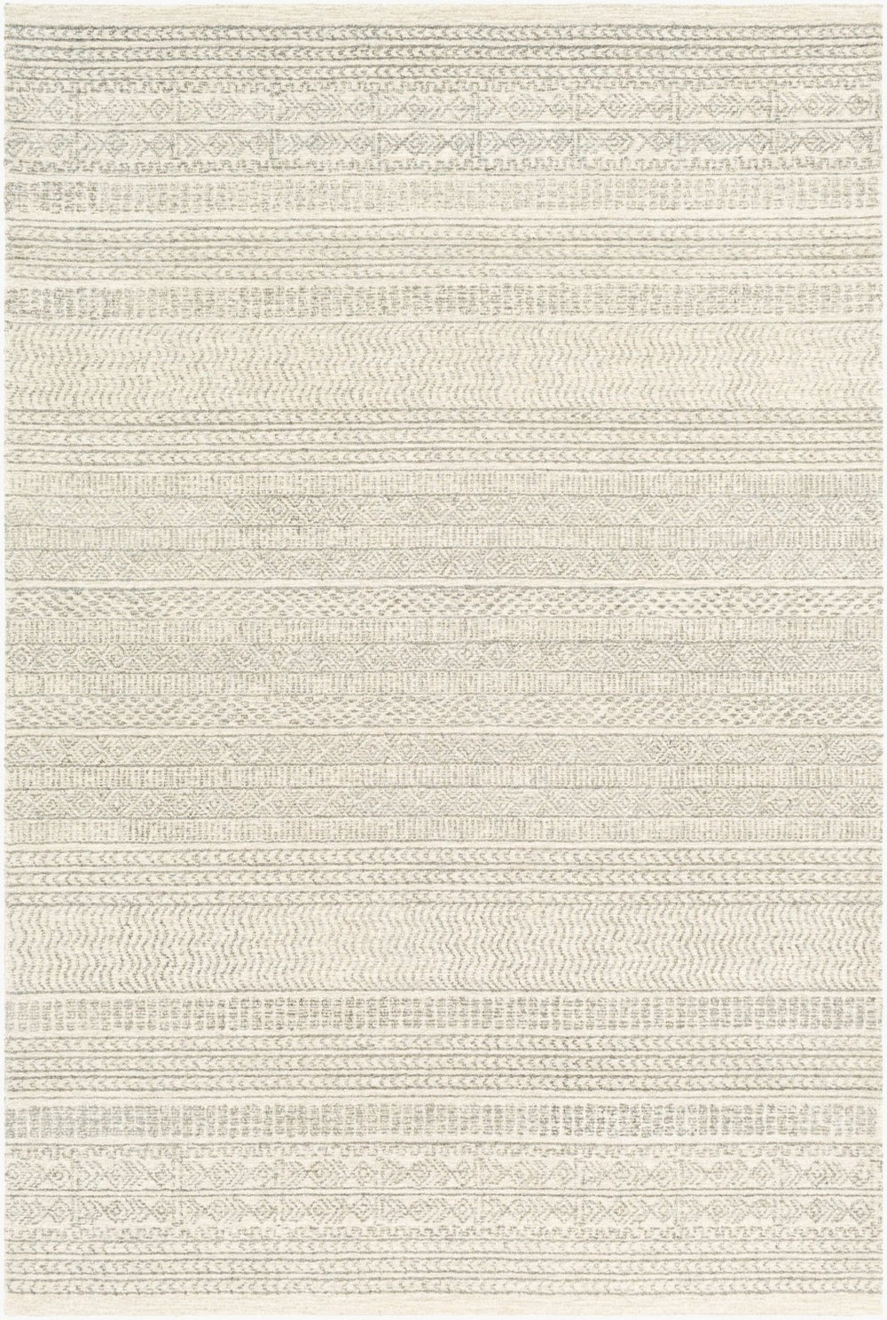 Livabliss Maroc Hand Tufted Wool Area Rug Global Moroccan Pattern for Living Dining Rooms Ivory, Medium G 15' x 18' MAR2303-1518