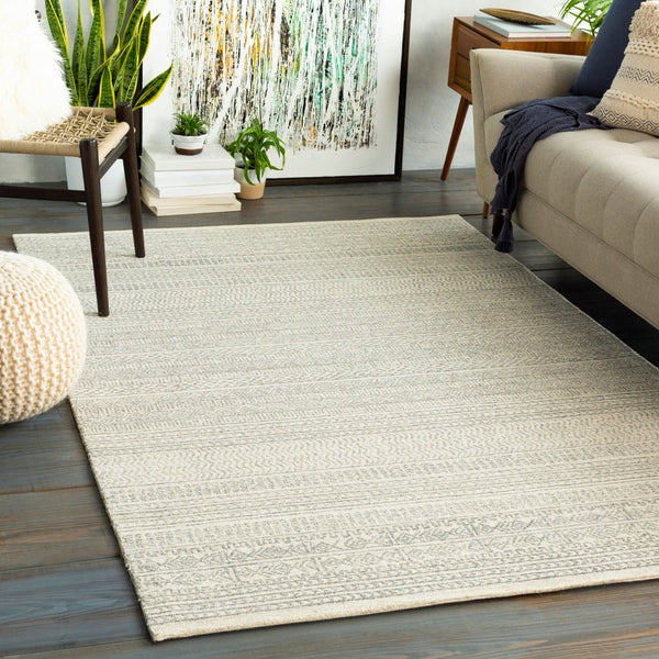 Livabliss Maroc Hand Tufted Wool Area Rug Global Moroccan Pattern for Living Dining Rooms Ivory, Medium G 15' x 18' MAR2303-1518
