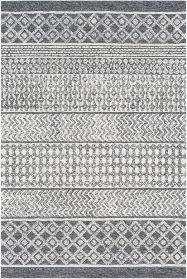 Livabliss Maroc Hand-tufted Wool Accent Rug with Global Geometric Pattern for Entryways Light Beige, Oa 2' x 3' MAR2305-23